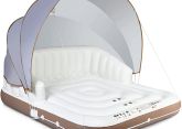 COSTWAY Inflatable Bath Island